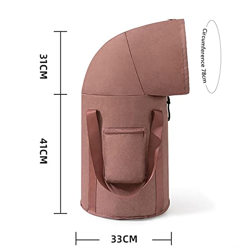 Cubeta plegable para spa de pies portátil color morado miniatura 7