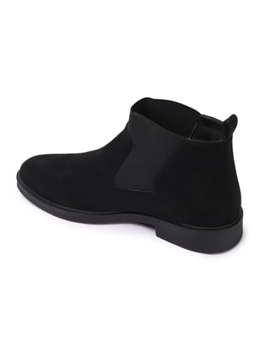 Image of Carlton London Men's Chelsea Comfortable Slip-On Round Toe Boot
