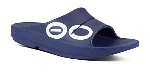 Image of Men's OOahh Slide Sandal - Navy