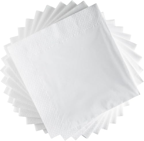 Serviettes en papier colorées pour mariage et fêtes | Lot de 100 essuie-mains jetables cocktail