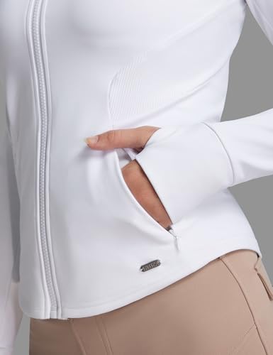 Image of FitsT4 Sports Womens Equestrian Riding Shirts Long Sleeve Fleece Lined Horse Full-Zip Winter Thermal Jackets