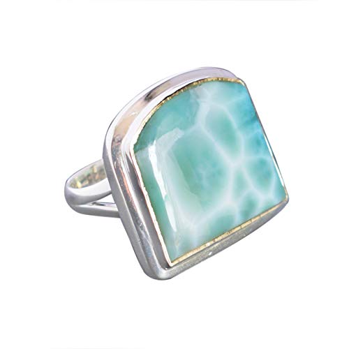 Bijou Larimar bleu en argent 925 le cadeau idéal pour elle