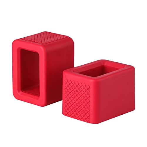 Storchenbeck Schnallenhalter 2er-Set - Für Babyschalen, Rot, BPA-frei