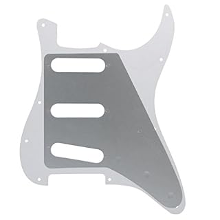 IKN Gaucher 11 trous SSS Strat Pickguard Guitare Scratch Plate pour American Standard Stratocaster Trois micros à simple… - Les Beatles, Paul McCartney, John Lennon, RIngo Starr, George Harrison IKN Gaucher 11 trous SSS Strat Pickguard Guitare Scratch Plate pour American Standard Stratocaster Trois micros à simple… – Image 3