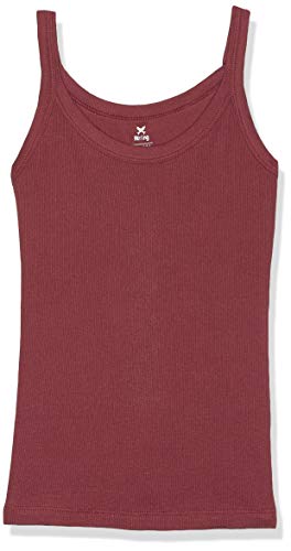 Regata Slim em ribana, Hering, Feminino, Vermelho, M