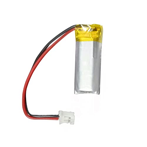 Qiaojinlin Dste 2-Pack 601230 2-Pin Jst Connector 180Mah Lithium Polymer Ion Battery Rechargeable Lithium Ion Polymer Battery #TOP2