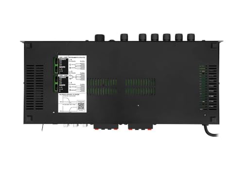 Amplificador Receiver Rádio Frequência Taramps THS 6000 Classe D Multi-Channel 400 W RMS Amplificado