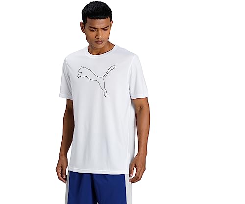 Image of Puma Men's Polyester Regular Fit T-Shirt