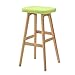 BAR STOOL Prosty stołek barowy z litego drewna, europejski taboret rekreacyjny, wygodne siedzenie, dla KüChe | FrüHstüCk | ZäHler | Akademia Muzyczna | Café | Pub