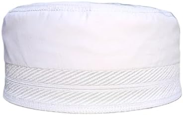 ICH Premium Cotton Prayer Cap Model No. (W-17) | Soft Breathable Cotton Kufi Cap | Lightweight Comfortable Skull Cap | Premium, Prayer, Travel, Casual & Traditional Headwear for Men