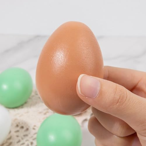 Œufs en bois incassables de Pâques pour jeux de tir de précision - 3