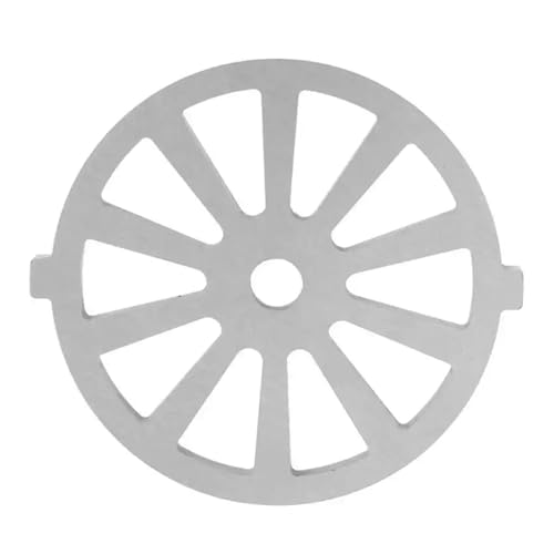 CINDTRGA Accesorio de Cuchilla for picadora de Carne, Disco de Corte de Acero Inoxidable for triturar Alimentos, Repuesto de 8 Piezas, Accesorios for picadora de Carne eléctrica