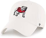 47 Georgia Bulldogs Clean Up Adjustable Strapback White Hat