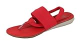  Berona - Infradito in pelle di alta qualità, scarpe estive leggere, tinta unita, in vera pelle, con tessuto, 36, 37, 38, 39, 40, rosso salmone, 39 EU