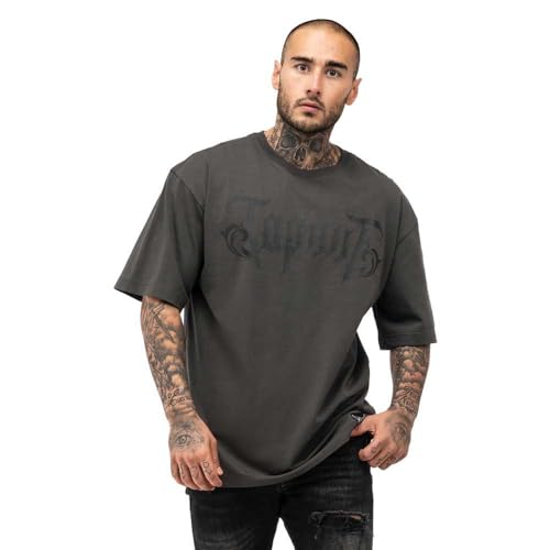 Photo de Tapout Simply Believe T-Shirt, Gris/Noir, L Hommes