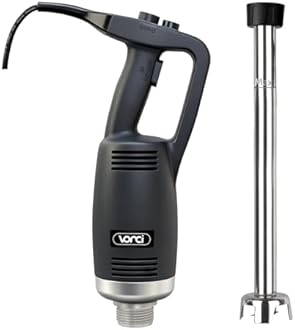 VONCI 750W Commercial Immersion Blender, Extra Heavy Duty Hand Blender with Variable Speed 8000-19000RPM, Handheld Stick Mixer with 20" SUS 304 Shaft, Commercial Emulsifier for Restaurant Kitchen.