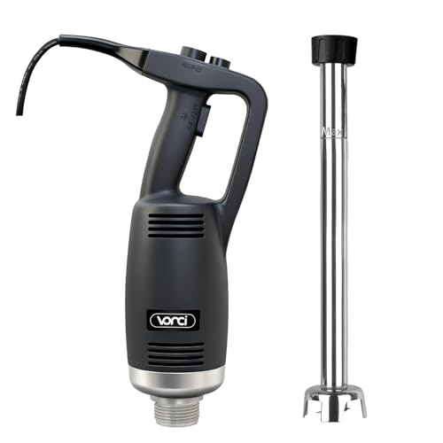 VONCI 750W Commercial Immersion Blender, Extra Heavy Duty Hand Blender with Variable Speed 8000-19000RPM, Handheld Stick Mixer with 20" SUS 304 Shaft, Commercial Emulsifier for Restaurant Kitchen.
