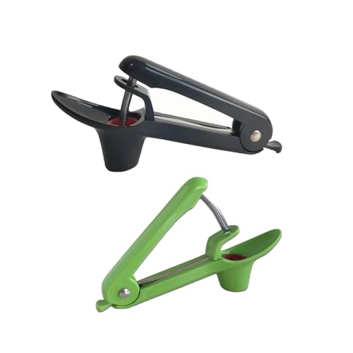 Gurxi Denoyauteur cerise Cherry pitter Dénoyauteur cerises Cerises Prunes Fruits Dénoyauteur Manuel Multifonctionnel Ménage Inoxydable Denoyauteur Olives Portable Plastique Cuisine pour Fruit