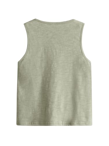 Floerns Boy's 3 Pcs Sleeveless Crew Neck Pocket Casual Solid Tank Top3