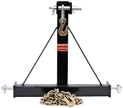 RJ Designs XHD Log Skidder Deluxe - RLS001 - Heavy Duty with Chain, Pins, and Hook Included - Made in USA