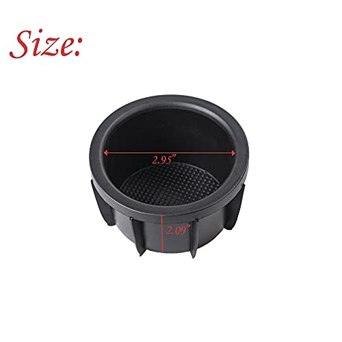 2Pcs Console Box Cup Holder Insert Replacement For Toyota Rav4 2006-2011 Year 55618-42040 5561842040 Rlb-Hilon #TOP3