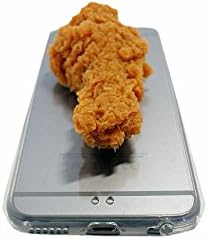 Meerkat Fried Chicken Phone case for the iPhone 6 and iPhone 6S 4.7 inch - Crispy Chicken - Slim gel case with silicon chicken drum stick. Works as a kick stand [OFFICIAL SELLER]