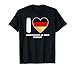 I Love Ludwigshafen am Rhein Germany Heart Design T-Shirt