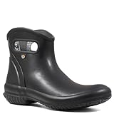BOGS Patch Ankle Boot Solid Women's Boot, 9 B(M) US, Black
