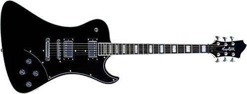 Hagstrom FANT-BLK Guitare électrique 6 cordes Noir Full Noir - Les Beatles, Paul McCartney, John Lennon, RIngo Starr, George Harrison Hagstrom FANT-BLK Guitare électrique 6 cordes Noir Full Noir