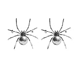 Einzigartiges Design: Nehmen Sie das Design in Perlen- und Spinnenform an. Als weibliche Brosche ist es einzigartig. Sie werden auf Partys und feierlichen Anlässen immer die Aufmerksamkeit anderer auf sich ziehen