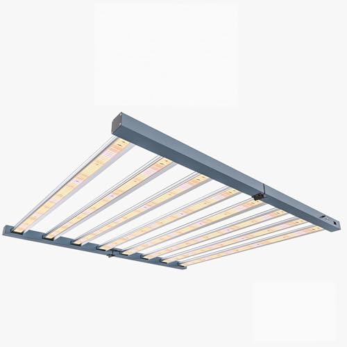 DOMMIA Grow Light, LED Grow Lights Full Spectrum, Foldable & Dimmable Daisy Chain Bar Style Grow Lights for Grow Tents for Indoor Plants, Commercial Hydroponic Growing Lamp,800W 2-Pack by DOMMIA - Used condition - US$213.09