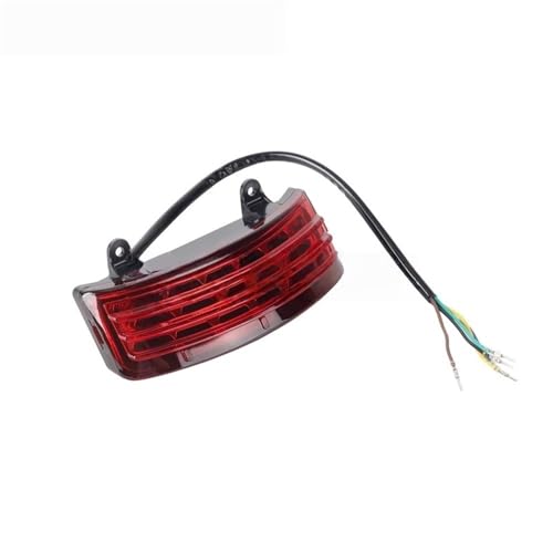 Luz de freno trasera de tres barras ahumada para Harley Touring Street Glide FLHX FLTRX 6