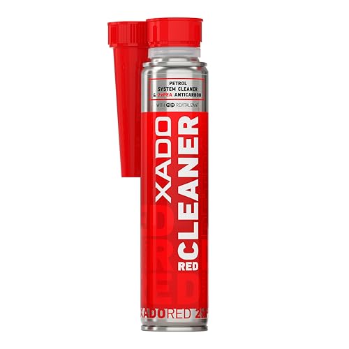 XADO RED Cleaner Gasoline Fuel System & Injector Cleaner with Revitalizant Removes Soot & Carbon Deposits Restores Power & Fuel Efficiency 250 ml (Gasoline)