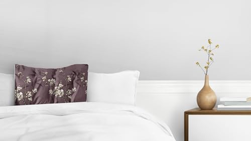 Image of 200 TC Cotton Bedsheet Set with 2 Pillow Covers | King Size Soft Breathable Wrinkle Free - Floral Printed Double Bedsheets | Bed Size 78x78x10 Inches | Pillow Covers Fit Up to 10 Inch
