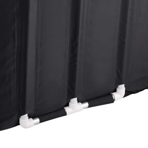 NOVORIK XL Cold Plunge Tub for Adults, Multi Layered Oval Ice Bath Tub with Cover for Post-Training Therapy and Recovery, 106 Gallons Large Portable Bathtub for Athletes