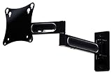 Peerless PA730 Universal Articulating Wall Mount for 10-inch to 29-inch Displays (Black)