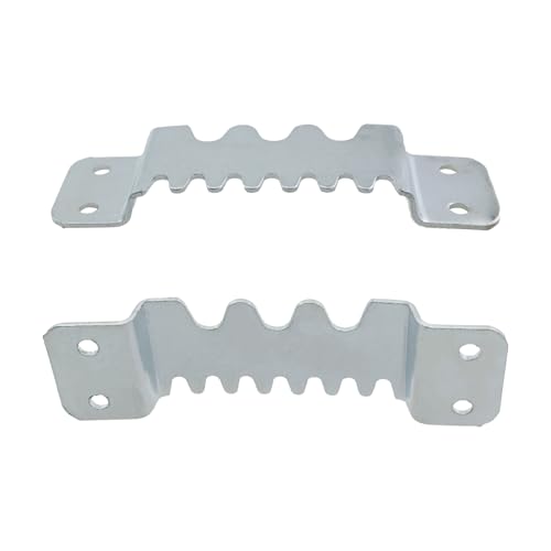 Image of 4PCS Large Serrated Hangers Silver 103x30mm Load Capacity 300lbs Iron Heavy Duty Decorative Hangers With Screws Billboard Cross Stitch Frame Hardware Hooks Picture Frame Concealed Hanging