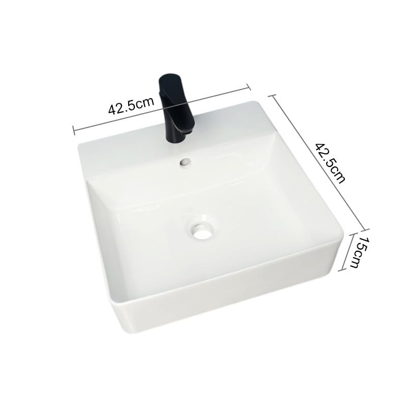 Lavabo de salle de bain en céramique fine vasque à poser moderne - 2