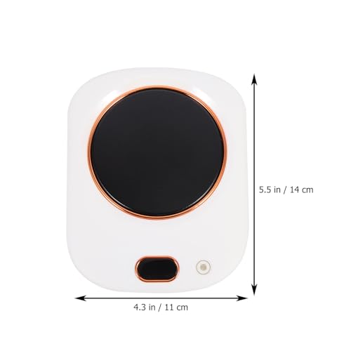 Almohadilla calentadora de taza USB portátil de acero para dormitorio 3