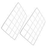 Matériau robuste : Conçus en fer avec finition blanche, ces panneaux métalliques assurent une durabilité accrue face aux basses températures répétées, garantissant un usage comme étagère ou grille pour rangement frigorifique