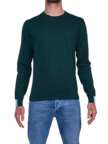 Maillot Homme Vert Anglais SUN68 pour un Look Élégant