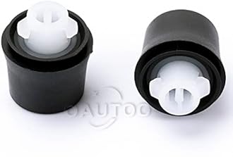 OAUTOO 10pcs 12.5mm Length Rubber & Nylon Front Door Rubber Bumper 90541-09069 for Toyota 4Runner Corolla Highlander Land Cruiser Mirai MR2, Lexus CT ES GS GX HS IS LX RC RX