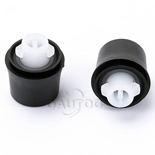 OAUTOO 10pcs 12.5mm Length Rubber & Nylon Front Door Rubber Bumper 90541-09069 for Toyota 4Runner Corolla Highlander Land Cruiser Mirai MR2, Lexus CT ES GS GX HS IS LX RC RX