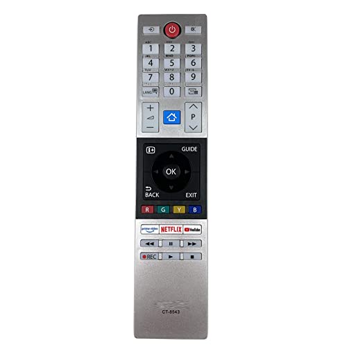 Keneddng Nouveau Remplacement for Toshiba la télé Télécommande Rakuten CT-8543 CT-8528 CT-8533 RC42151P CT-8517 CT-8536 (Color : CT-8543) Cover