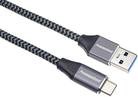 Cavo USB - Micro USB PremiumCord 2m, Nero, Connettore A 90°, 480Mbps, AWG28