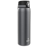Botella de bebidas de acero inoxidable con aislamiento al vacío 100% a prueba de fugas con ThermoShield. Mantiene las bebidas calientes calientes y las bebidas frías heladas durante horas.