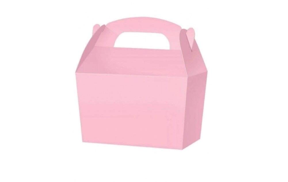 Playwrite Treat Boxes - Wedding Favour Cupcake Gift Party Box - Choose From 13 Colours (100, Baby Pink)