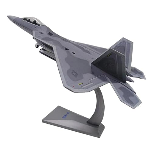 BMAONZ Modelo De Avión F-22 De Combate De Aleación Modelo F22 Modelo De Avión Estático De Metal Decoración Gris 1 72 Avión En Miniatura