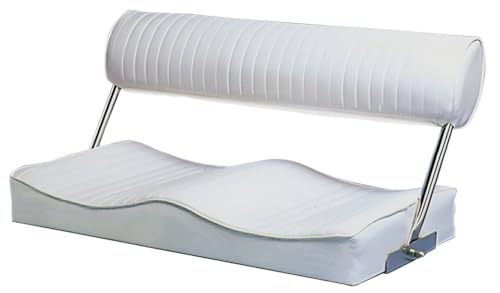 2er Flip-Back Bootssitzbank klappbar, Polstersitz Steuerstuhl Pilotensitz Kajütsitz Cockpitsitz Kapitänsstuhl Captain’s Chair Pilotensessel Sportbootsitz Boot DIY