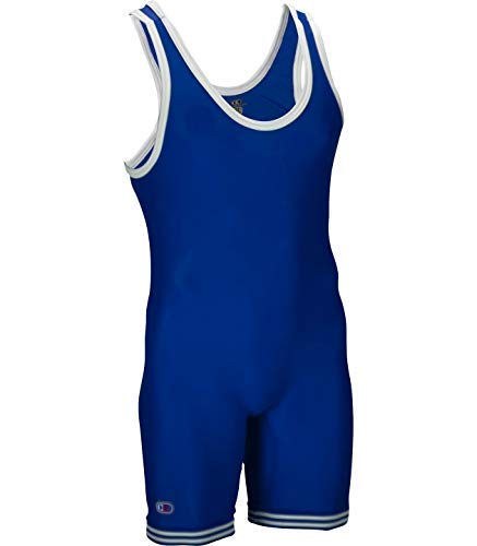Singlet Cliff Keen L7443J bleu pour tenue de lutte et combat taille XS
